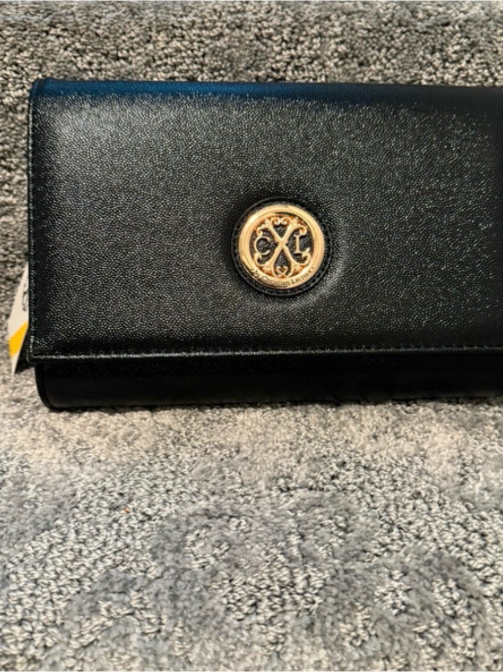 NWT Christian Lacroix Black Clutch/ Chain Cross Body